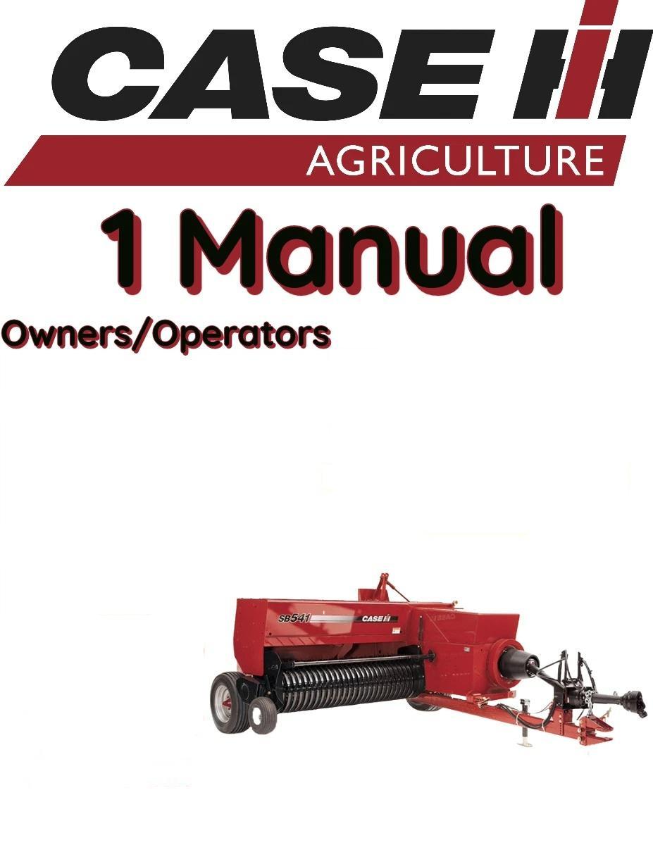 CASE IH 8540 SQUARE BALER MANUAL OWNER OPERATOR