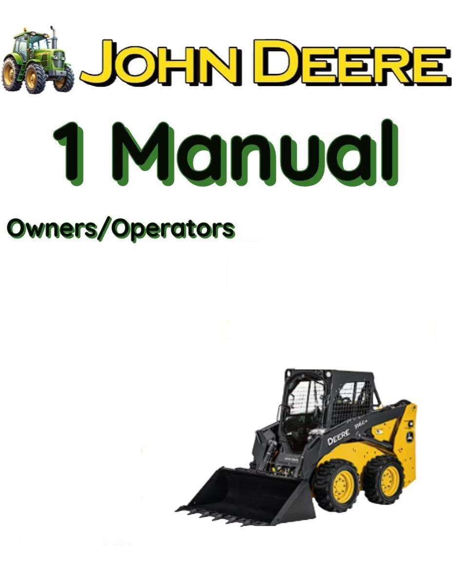 JOHN DEERE 375 SKID STEER LOADER OPERATORS OWNERS MANUAL