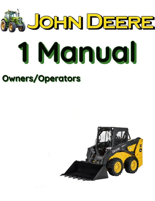 JOHN DEERE 375 SKID STEER LOADER OPERATORS OWNERS MANUAL