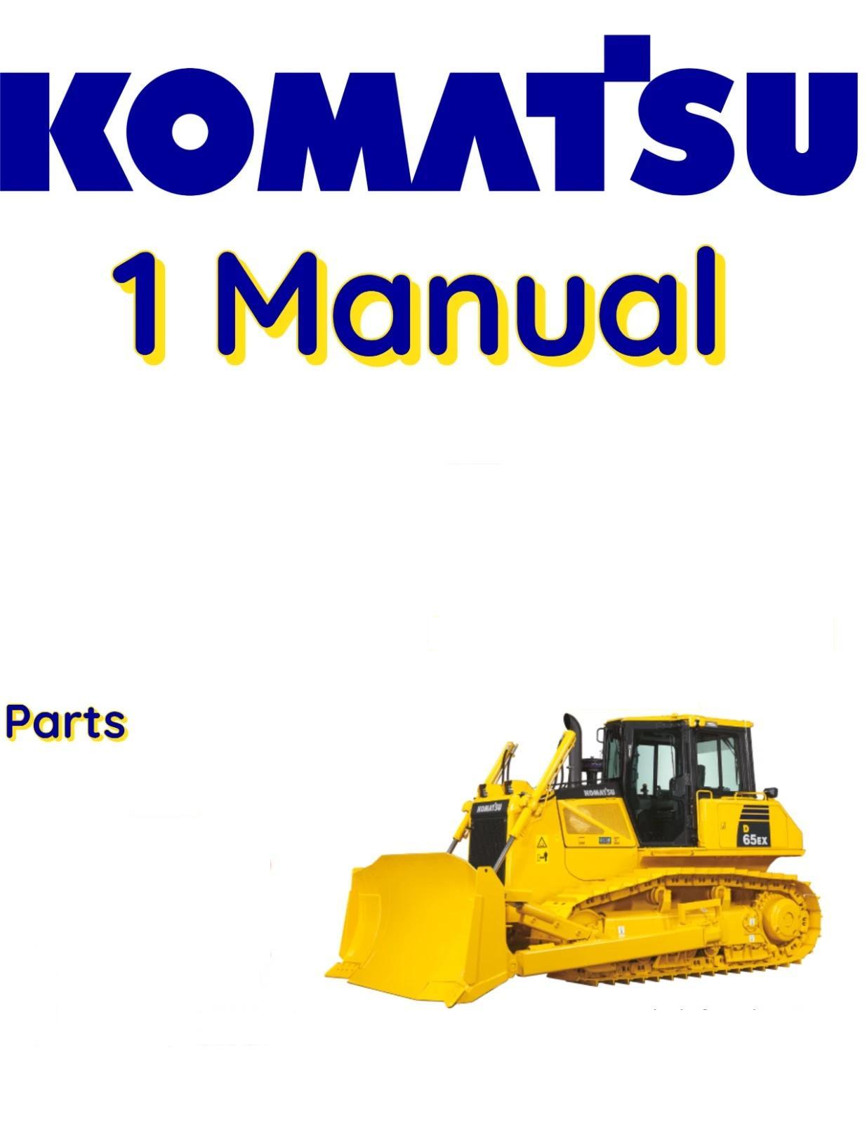 KOMATSU D155-7 BULLDOZER PARTS MANUAL