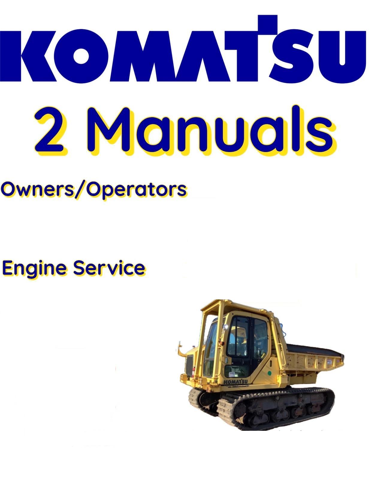 KOMATSU CD110R-2-GALEO CRAWLER DUMPER OWNERS ENGINE REPAIR MANUAL