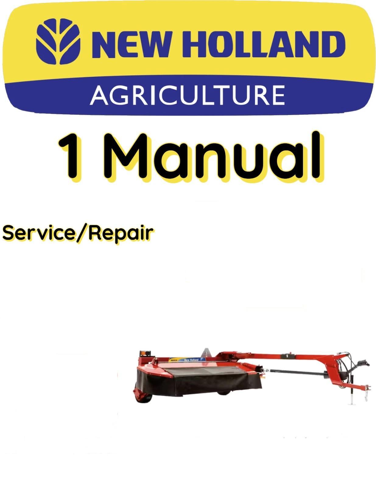 NEW HOLLAND 463 DISC MOWER SERVICE REPAIR SHOP MANUAL