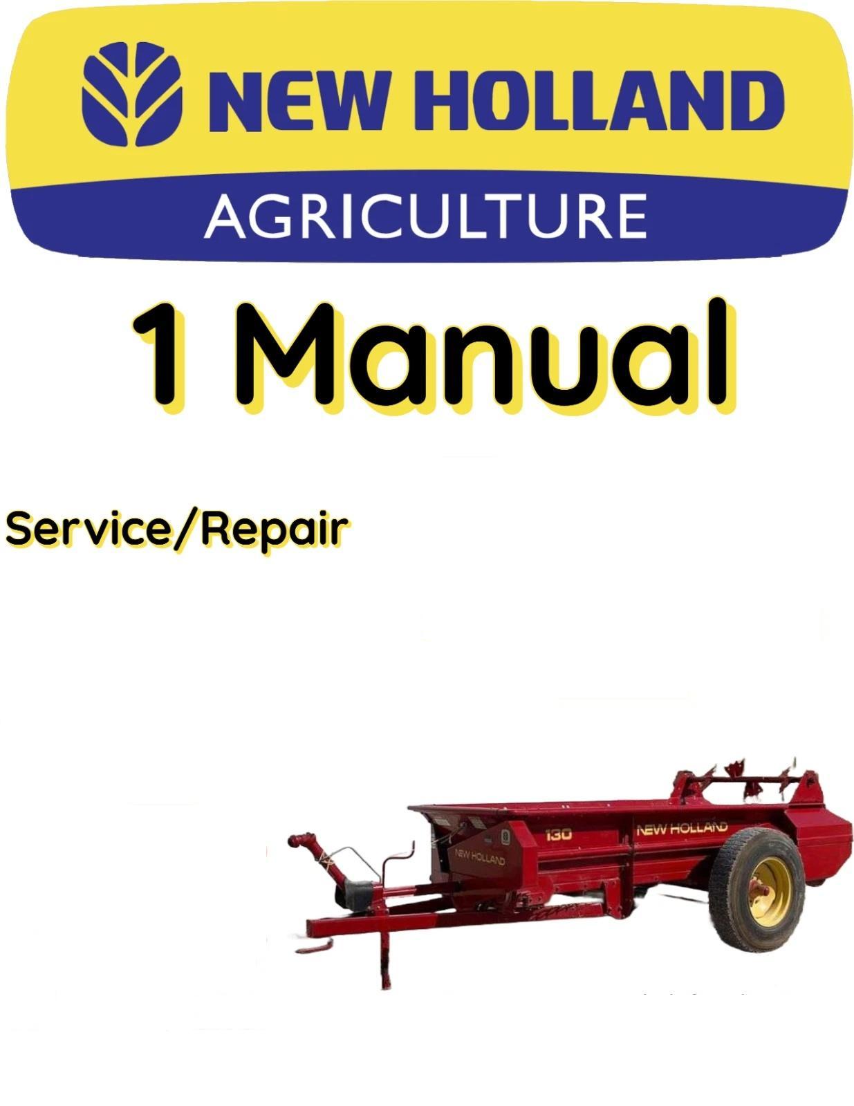 NEW HOLLAND 165 MANURE SPREADER GEARBOX SERVICE REPAIR SHOP MANUAL