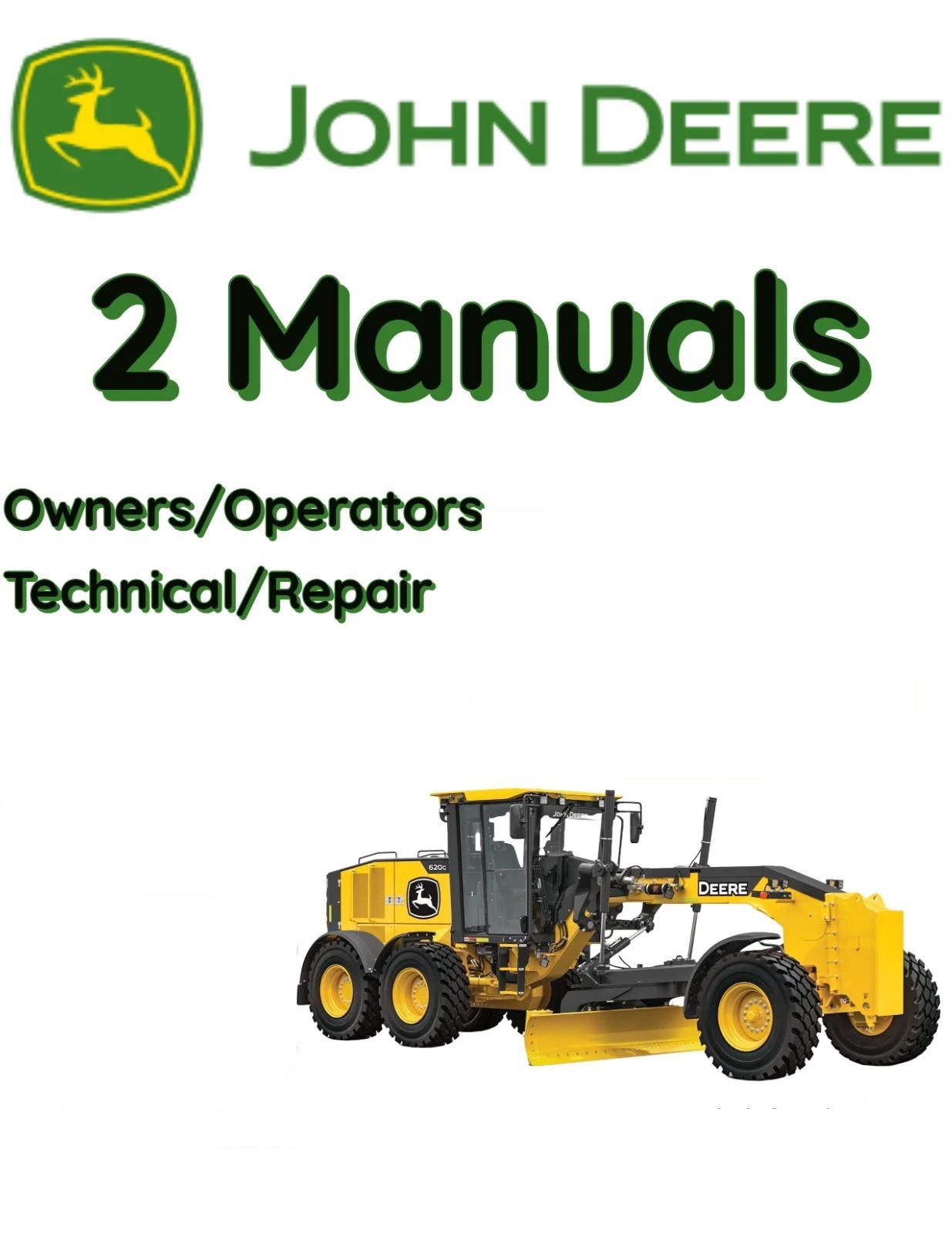 JOHN DEERE 670A MOTOR GRADER OWNERS OPERATORS TECHNICAL REPAIR MANUAL