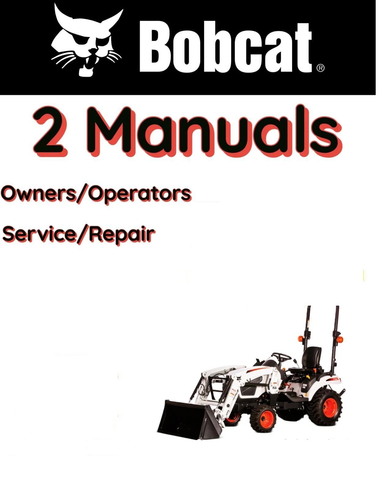 BOBCAT CT120 COMPACT TRACTOR MANUAL OWNER SERVICE SCHEMATICS REPAIR SHOP