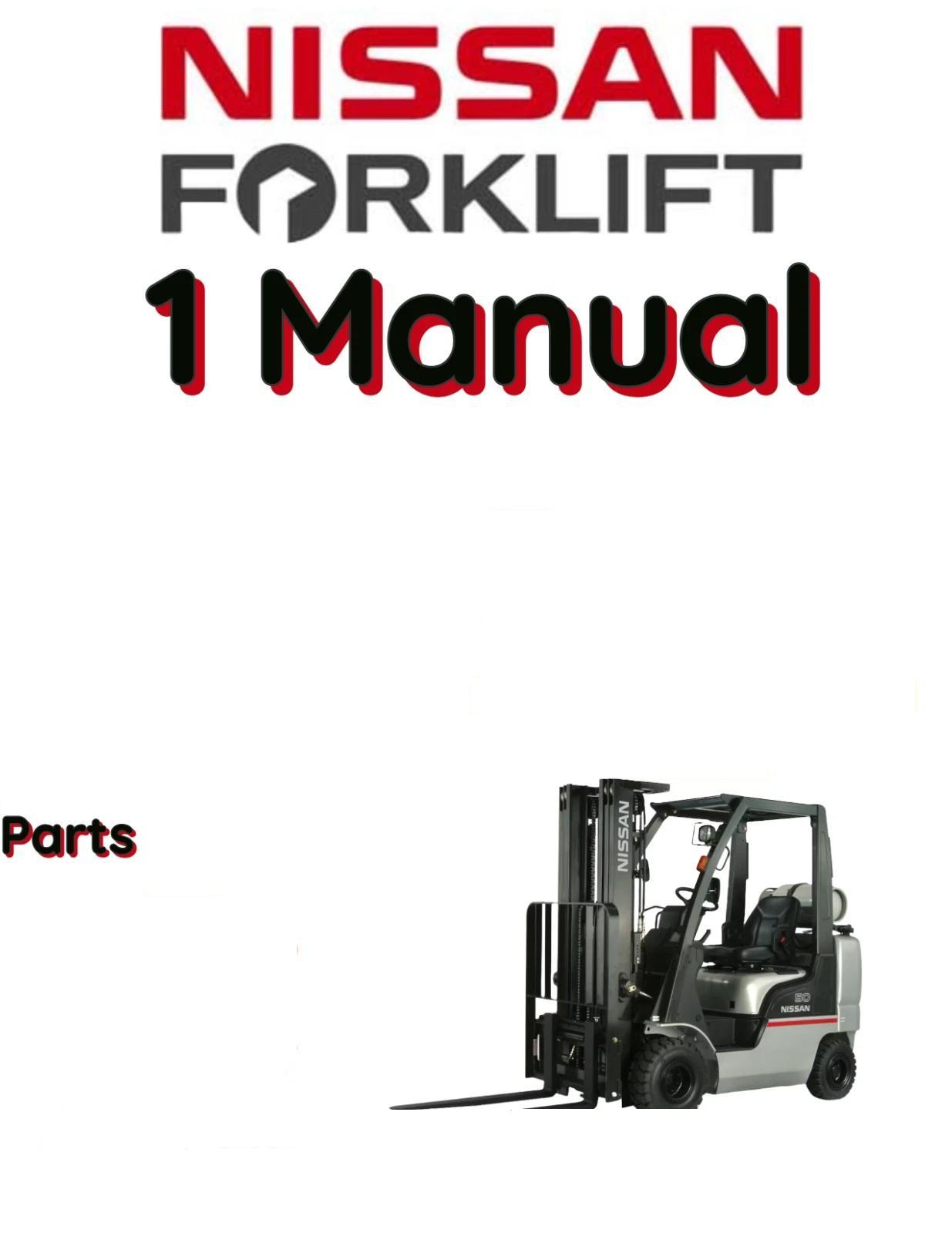 NISSAN FORKLIFT 1F2UPU PARTS MANUAL