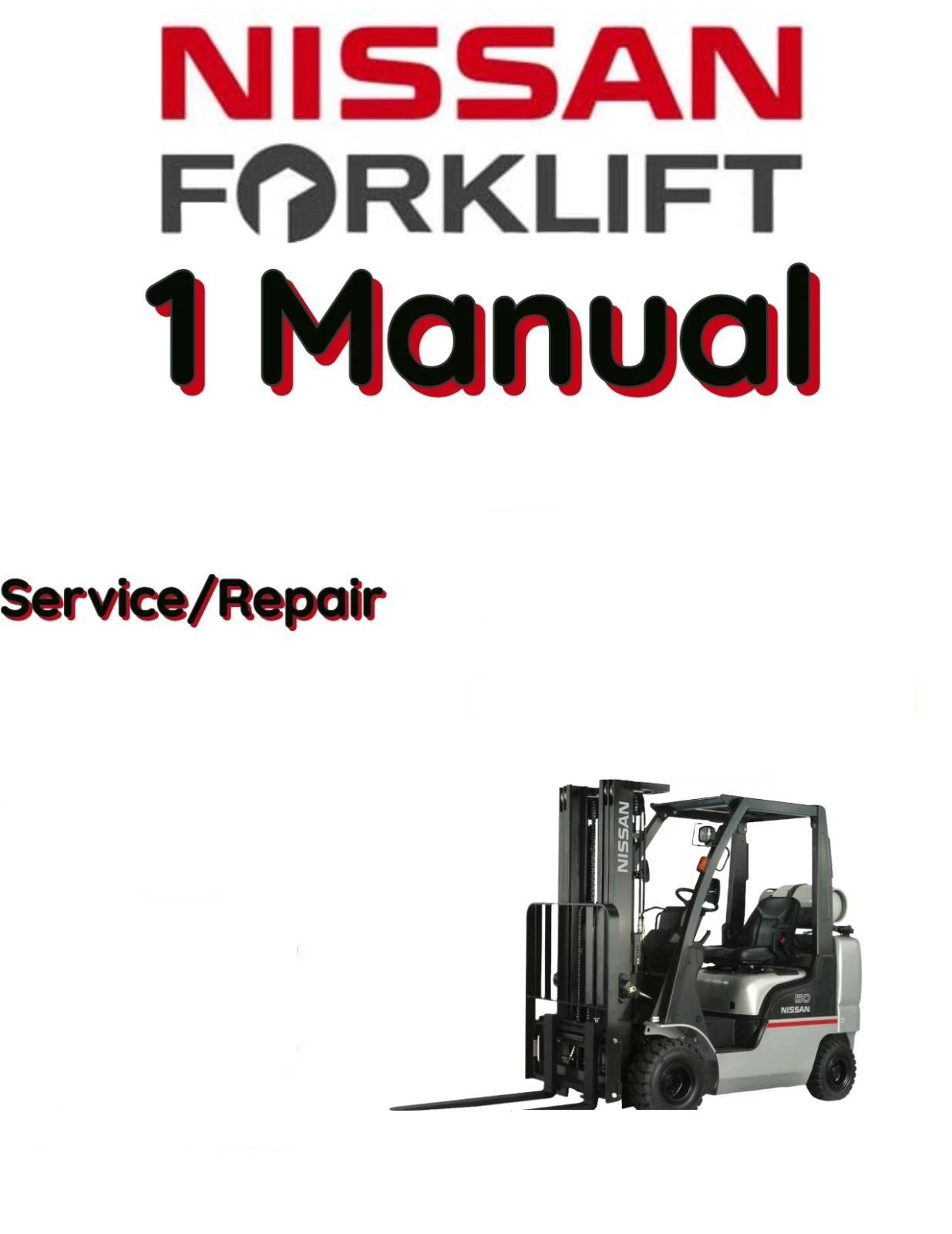 NISSAN FORKLIFT F03 CHF03A33U SERVICE REPAIR SHOP MANUAL