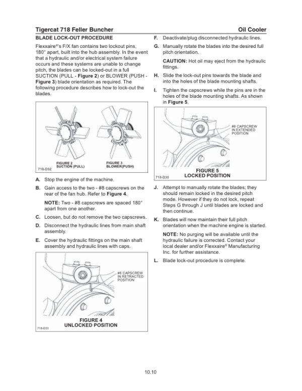 Tigercat 718 Feller Buncher Repair Service Manual (SN 7180101 – 7180900)