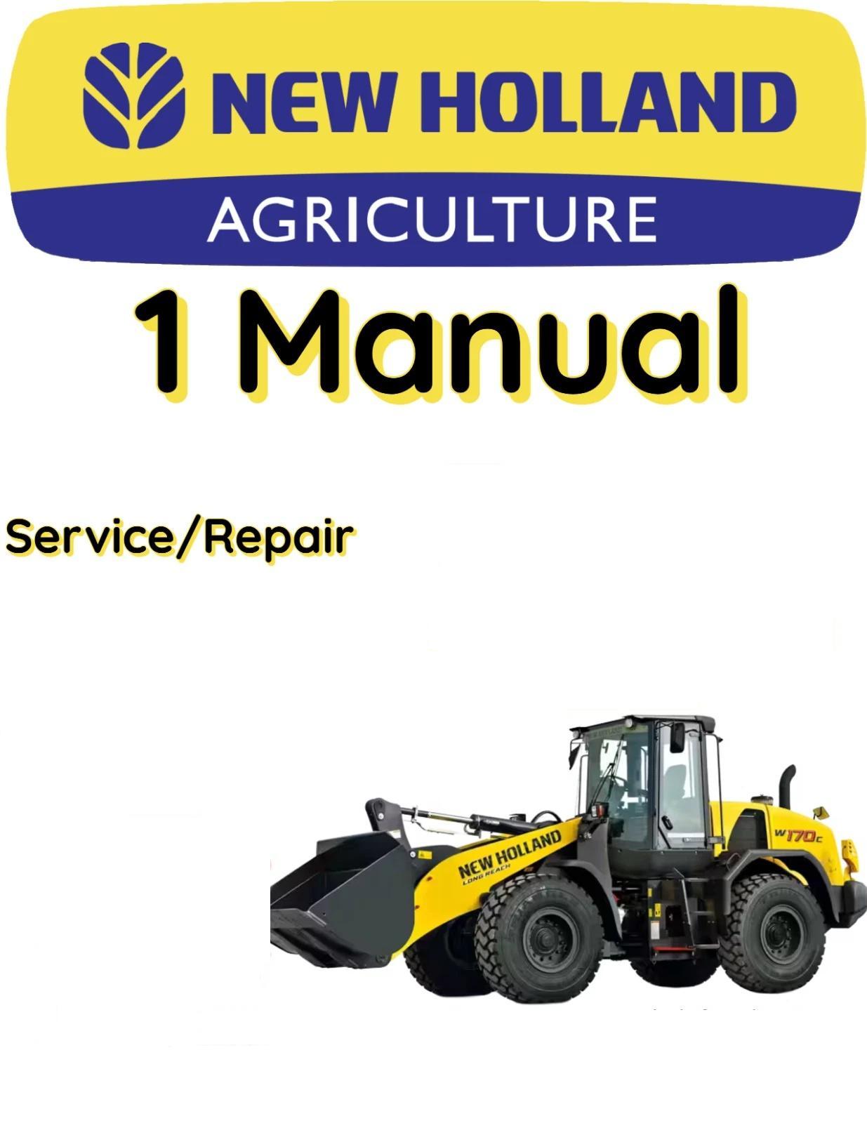 NEW HOLLAND W 60 WHEEL LOADER SERVICE REPAIR SHOP MANUAL