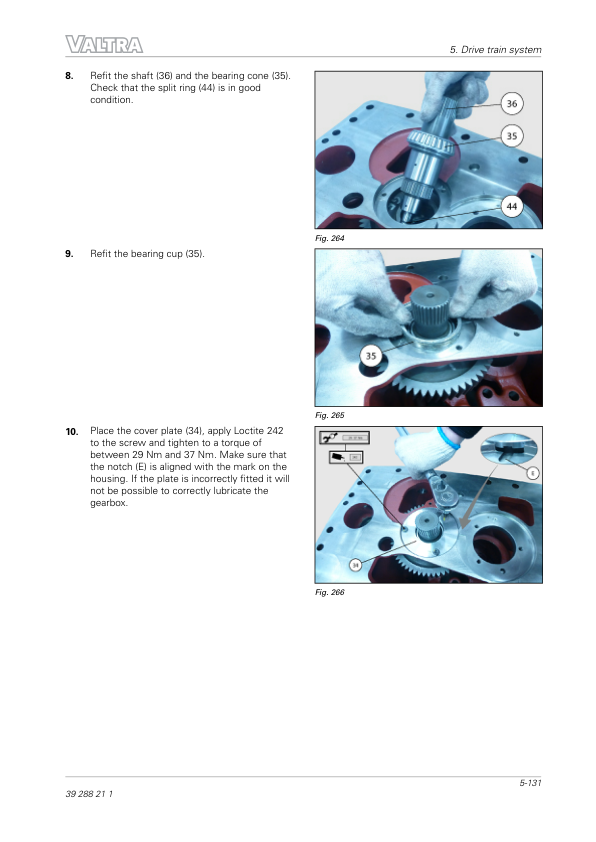 Valtra A104 H1 C7, A114 H1 C7, A124 H1 C7, A134 H1 C7 Tractors Repair Manual
