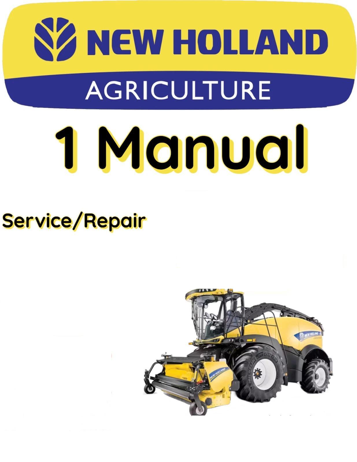 NEW HOLLAND FX50 FORAGE HARVESTER SERVICE REPAIR SHOP MANUAL
