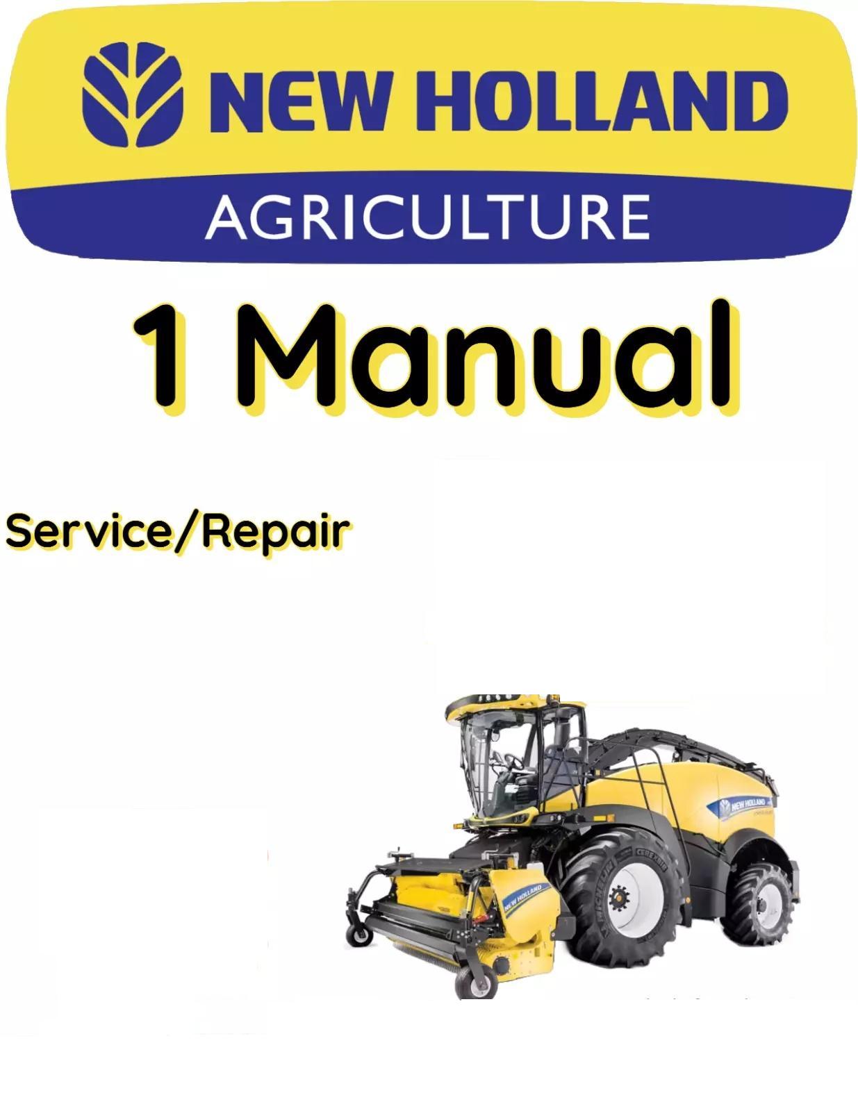 NEW HOLLAND FX60 FORAGE HARVESTER SERVICE REPAIR SHOP MANUAL