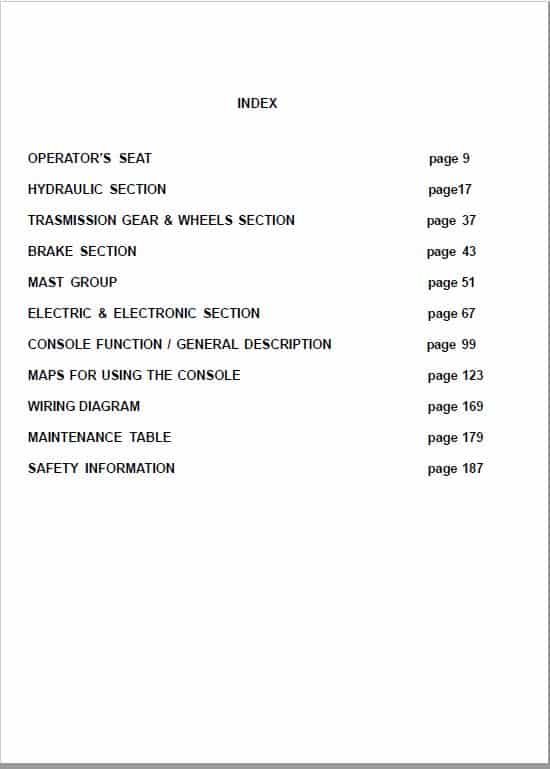 BT CBE 1.2T, CBE 1.5T, CBE 1.6T, CBE 1.6TL E Series Forklift Service Manual