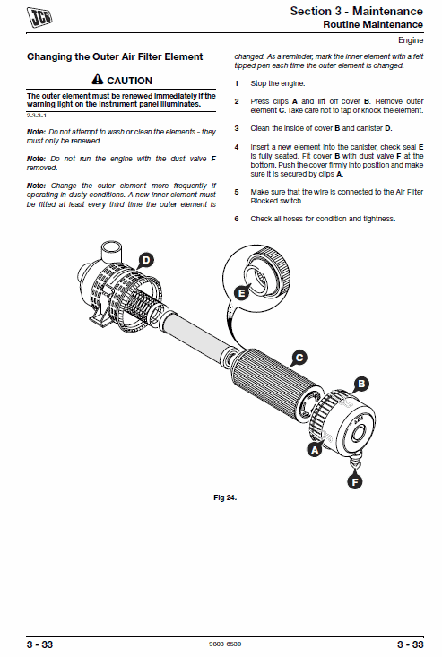 JCB JZ140 Tracked Excavator Service Manual Workshop Guide