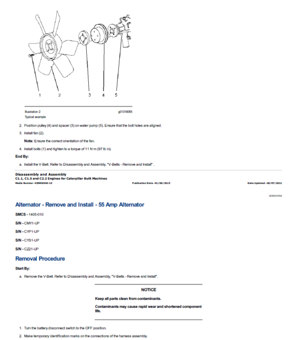 Caterpillar CAT 279D3 Skid Steer Loader Service Repair Manual (EP700001 and up) Workshop Guide