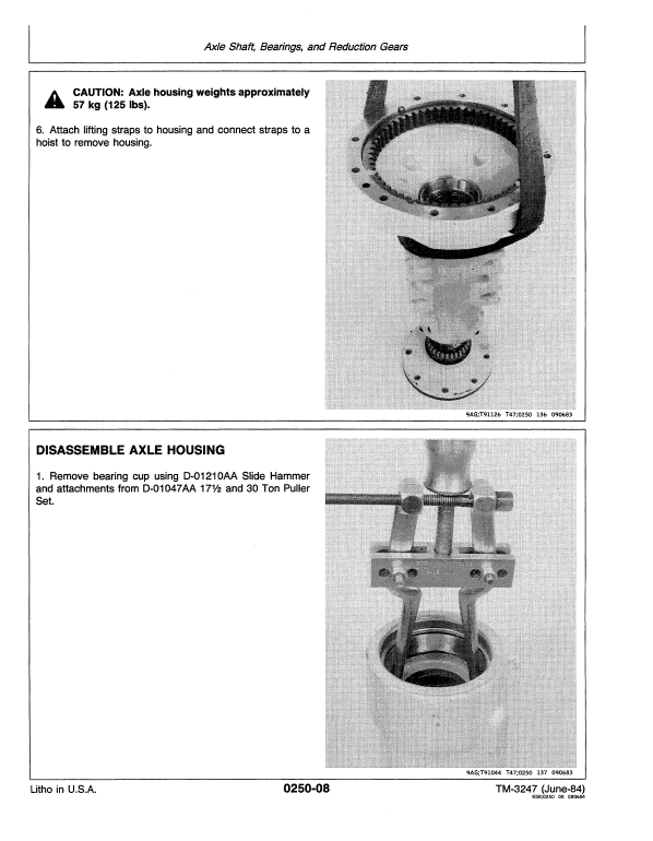 John Deere 415B, 515B Backhoe Loader Repair Technical Manual Workshop Guide