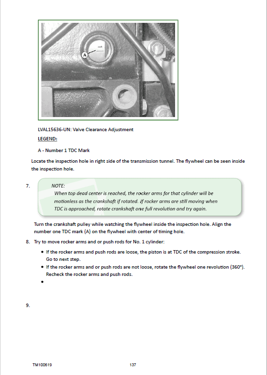John Deere 3032E, 3036E, 3038E Compact Tractors Technical Manual (S.N 10001 – 609999) Workshop Guide