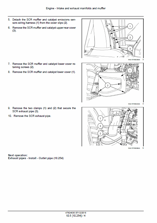 New Holland TS6.110, TS6.120, TS6.125, TS6.140 Tractor Service Manual Workshop Guide
