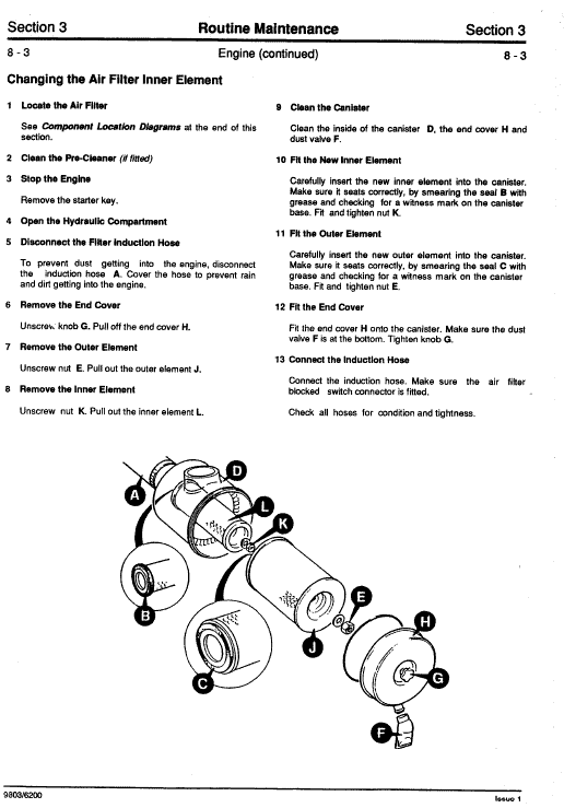 JCB JS200LC, JS240LC, JS300LC, JS450LC Excavator Service Manual Workshop Guide