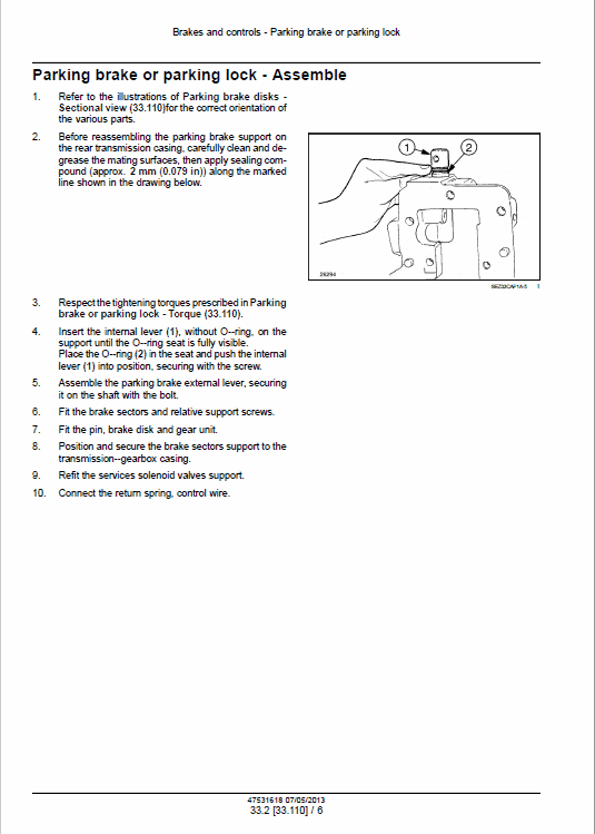 Case Farmall 85C, 95C, 105C, 115C Tractor Service Manual Workshop Guide