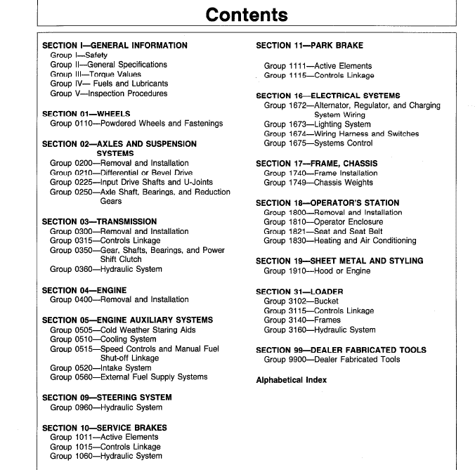John Deere 84 Loader Repair Technical Manual (TM1397 and TM1398) Workshop Guide