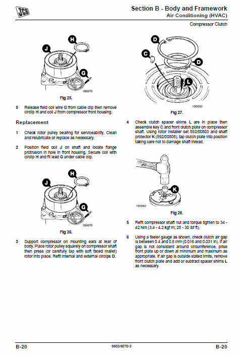 JCB 8250 Fastrac Service Manual Workshop Guide