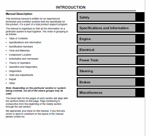 John Deere A3 M-Gator Repair Technical Manual (TM115719) Workshop Guide