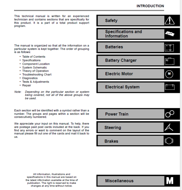 John Deere E-Gator Repair Technical Manual (TM1766) Workshop Guide