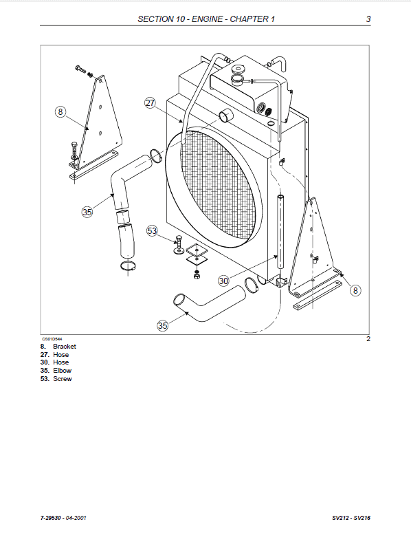 Case SV212, SV216 Vibratory Rollers Service Manual Workshop Guide