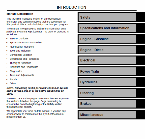 John Deere ProGator 2020, 2030 Utility Vehicle Technical Manual (TM1759) Workshop Guide