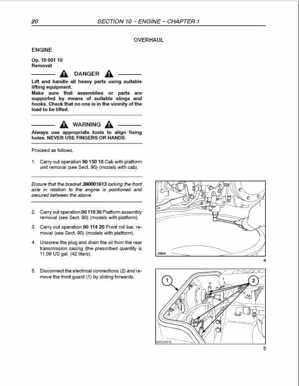 Case JX1075N, JX1095N Tractor Service Manual Workshop Guide