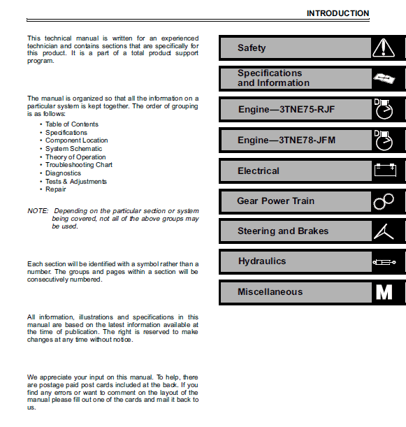 John Deere F1145 Front Mower Repair Technical Manual (TM1519) Workshop Guide