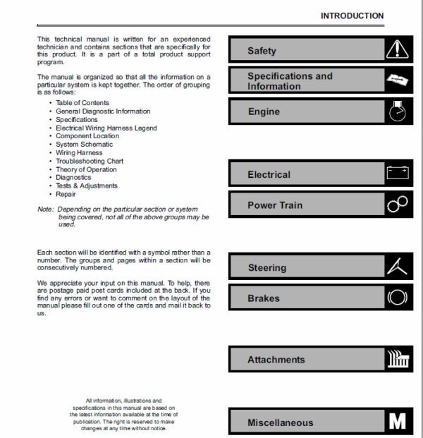 John Deere GX70, GX75, GX85, SX85, GX95, SRX75, SRX95 Mowers Technical Manual Workshop Guide