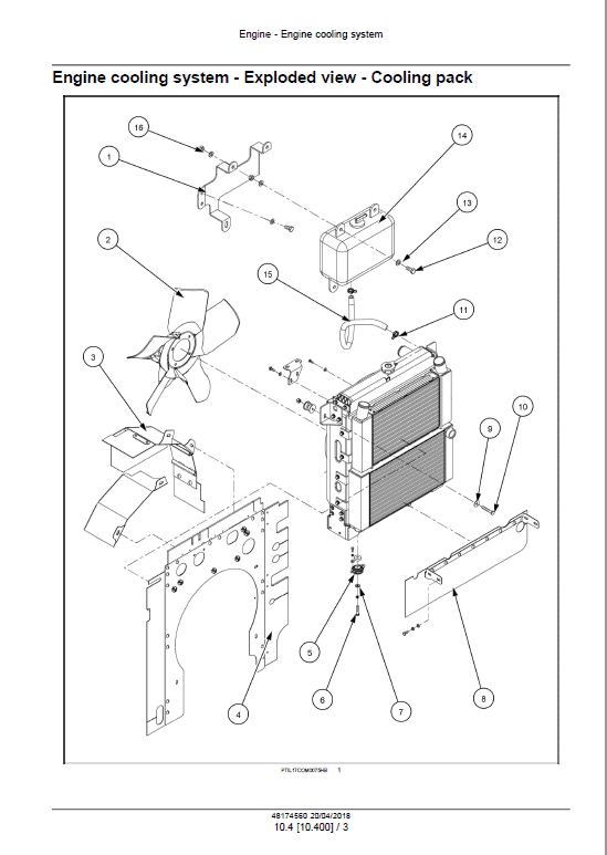 Case 752EX Vibratory Compactor Service Manual Workshop Guide