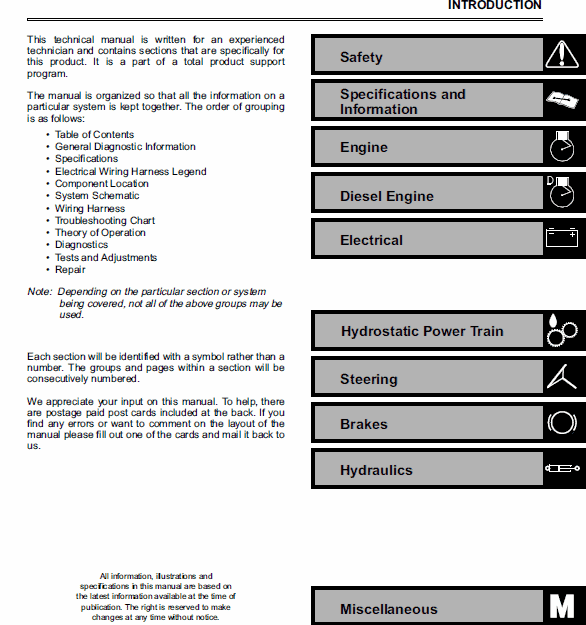 John Deere 425, 445 and 455 Lawn Garden Tractors Technical Manual (TM1517) Workshop Guide