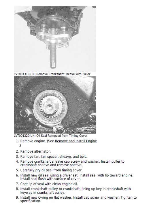 John Deere X750, X754, X758 Lawn Tractors  Repair Technical Manual (SN 040001 – ) Workshop Guide