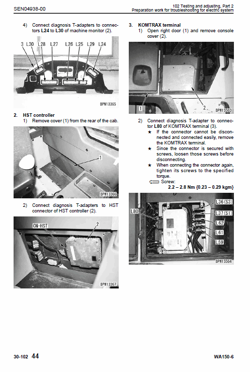 Komatsu WA150-6 Wheel Loader Service Manual Workshop Guide