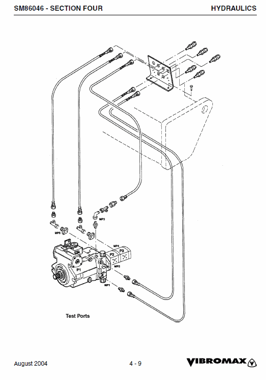 JCB Vibromax VM46 Single Drum Roller Service Manual Workshop Guide