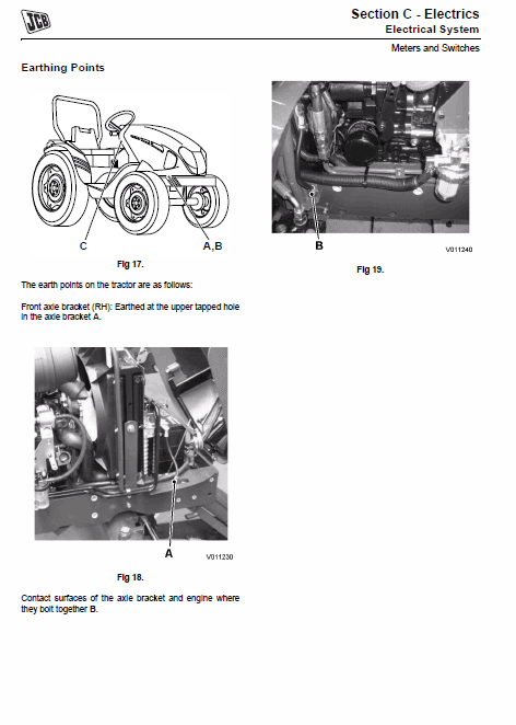 JCB 323, 327 HST Tractor Service Manual Workshop Guide