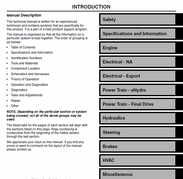 John Deere 4120, 4320, 4520, 4720 Compact Utility Tractor Technical Manual (With Cab) Workshop Guide