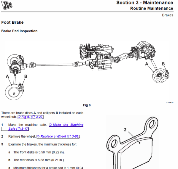 JCB 800D Workmax Utility Vehicle Service Manual Workshop Guide