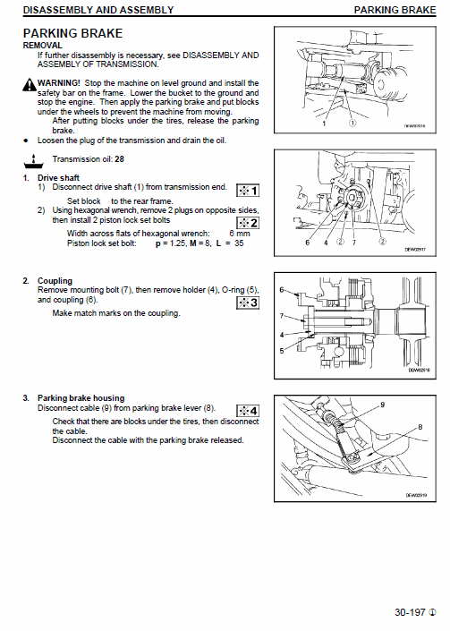 Komatsu WA180-3, WA180L-3 Wheel Loader Service Manual Workshop Guide
