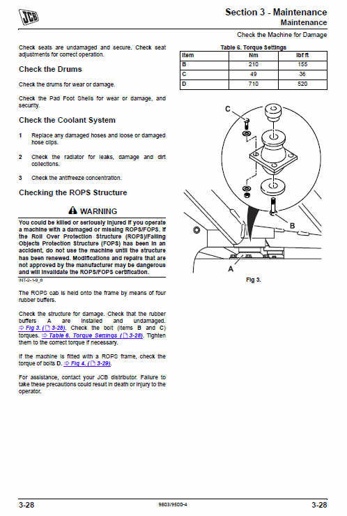 JCB Vibromax VM46D, VM75D, VM115D, VM132D, VM146D, VM166D, VM200D Service Manual Workshop Guide