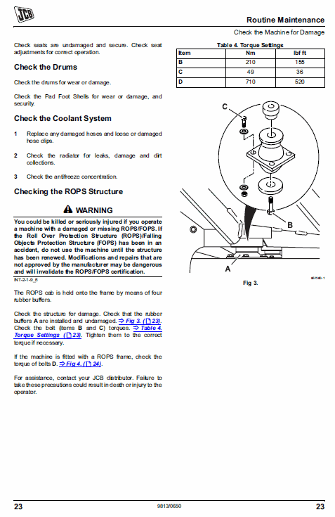 JCB Vibromax VM115 TIER 2 Service Manual Workshop Guide
