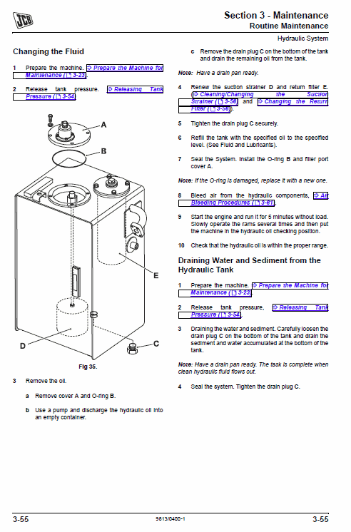 JCB JS200, JS220, JS235, JS240, JS260 Tier 3 Excavator Service Manual Workshop Guide