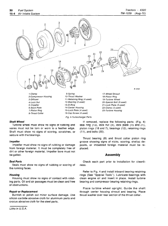 John Deere 4320 Tractor Repair Technical Manual Workshop Guide