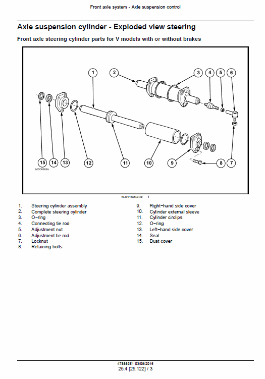 New Holland T4060N, T4060V Tractor Service Manual Workshop Guide