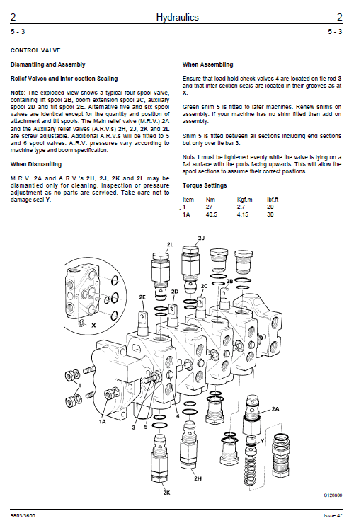 JCB Telescopic Handlers Loadall 500 Series Service Manual Workshop Guide