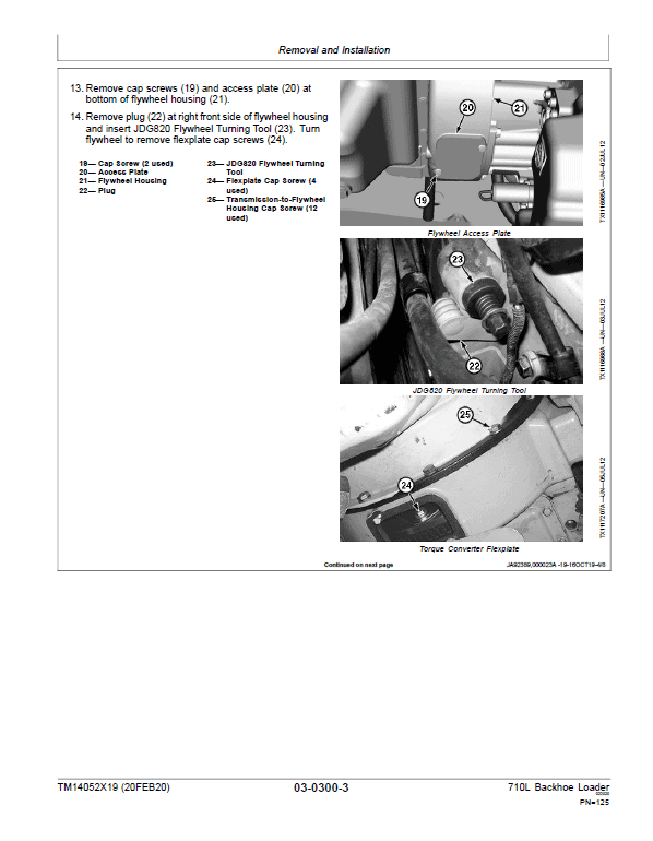 John Deere 710L Backhoe Loader Repair Technical Manual (S.N after F294268 – F390995) Workshop Guide