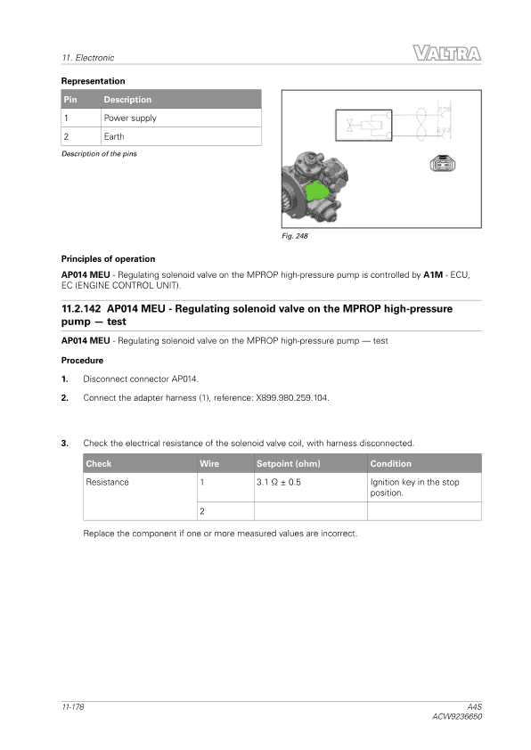 Valtra A74S, A84S, A94S Tractors Workshop Repair Manual Workshop Guide